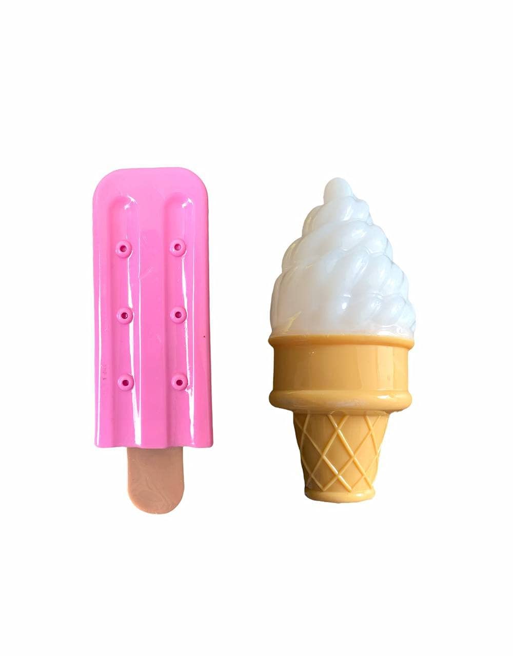 Dogs Cooling Toys Ice Cream Cone + Popsicle (Color May Vary)