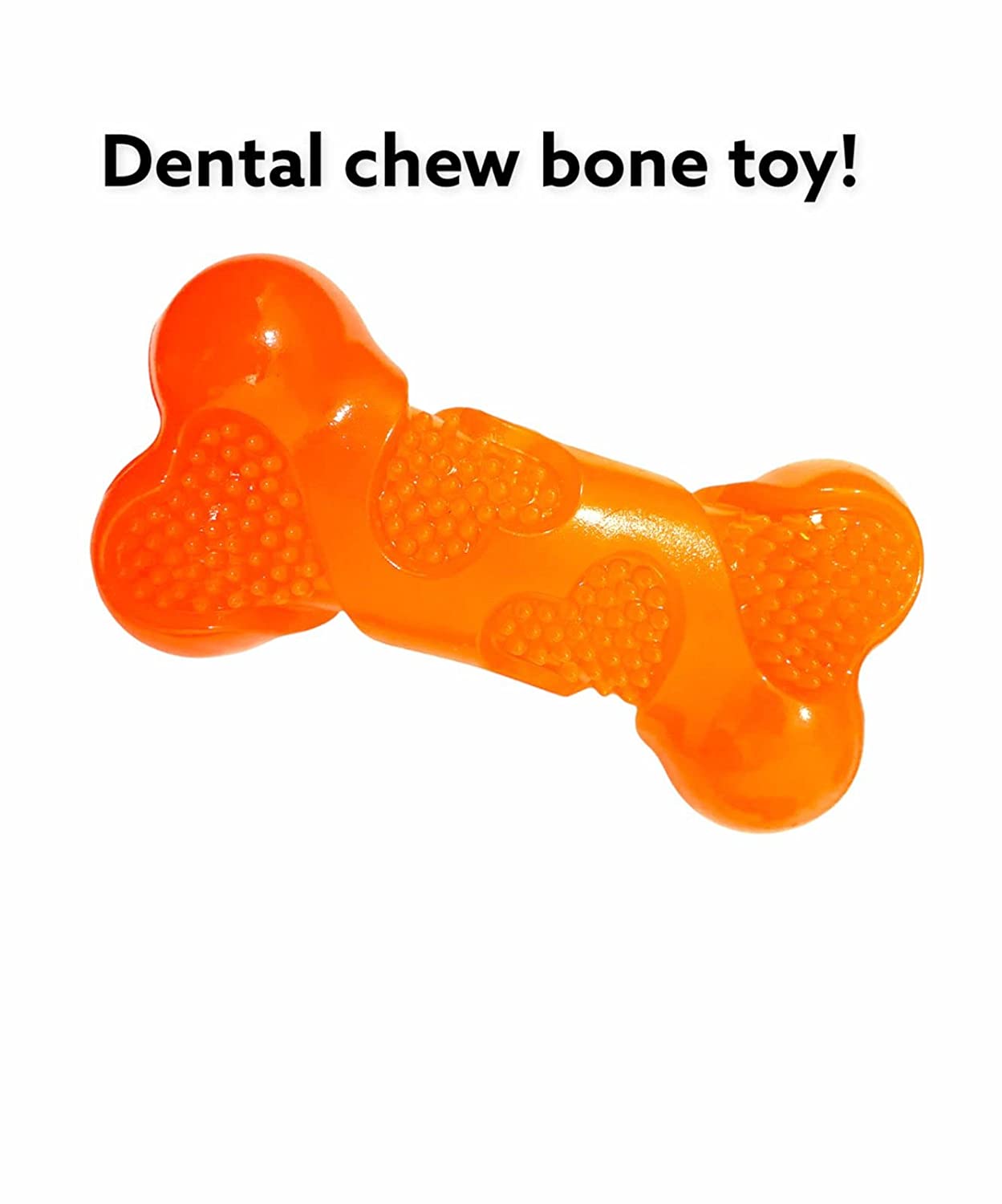 Dental Chew Bone Squeaky Toy