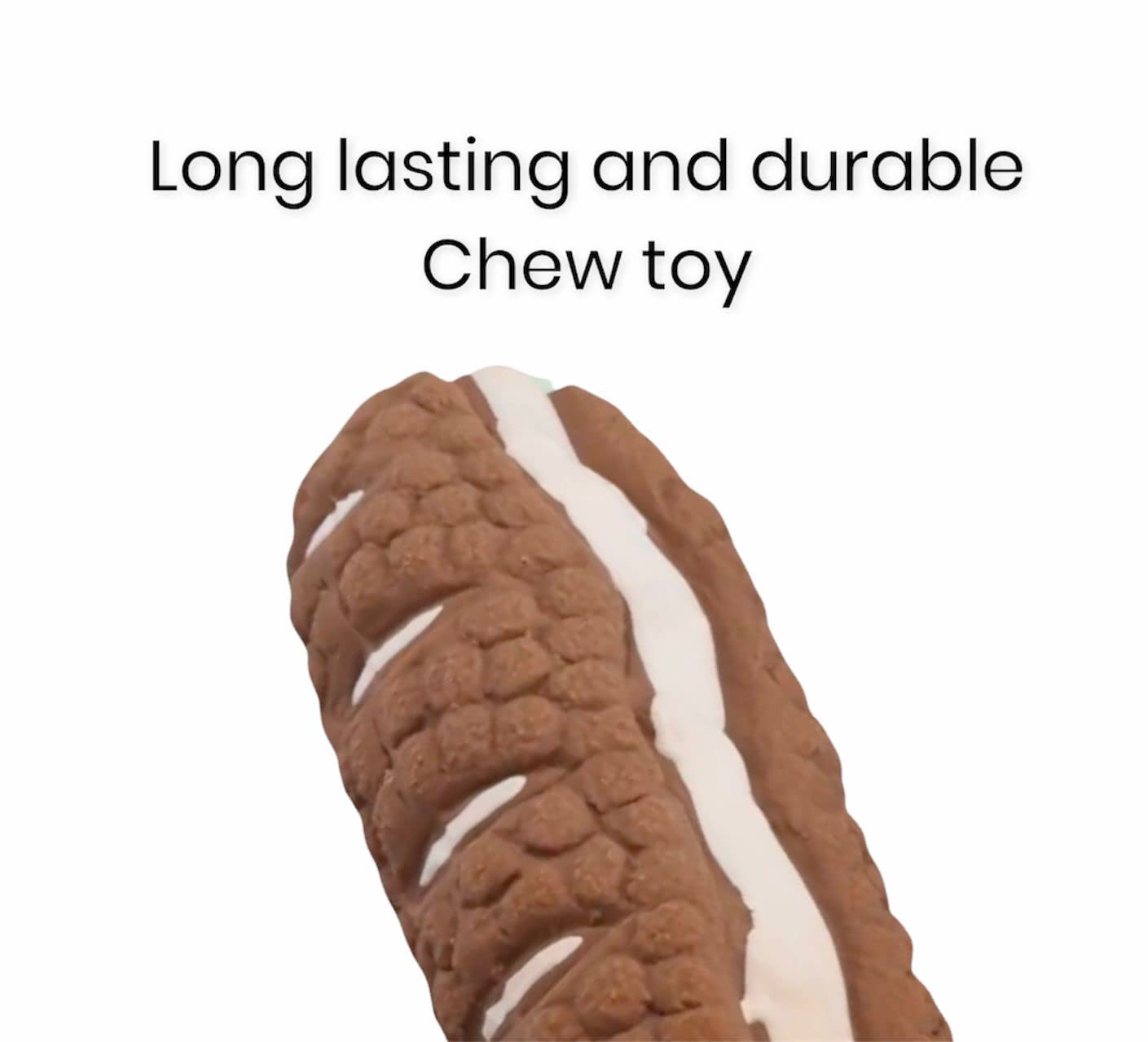 Milk Bread Shaped Chew Toy