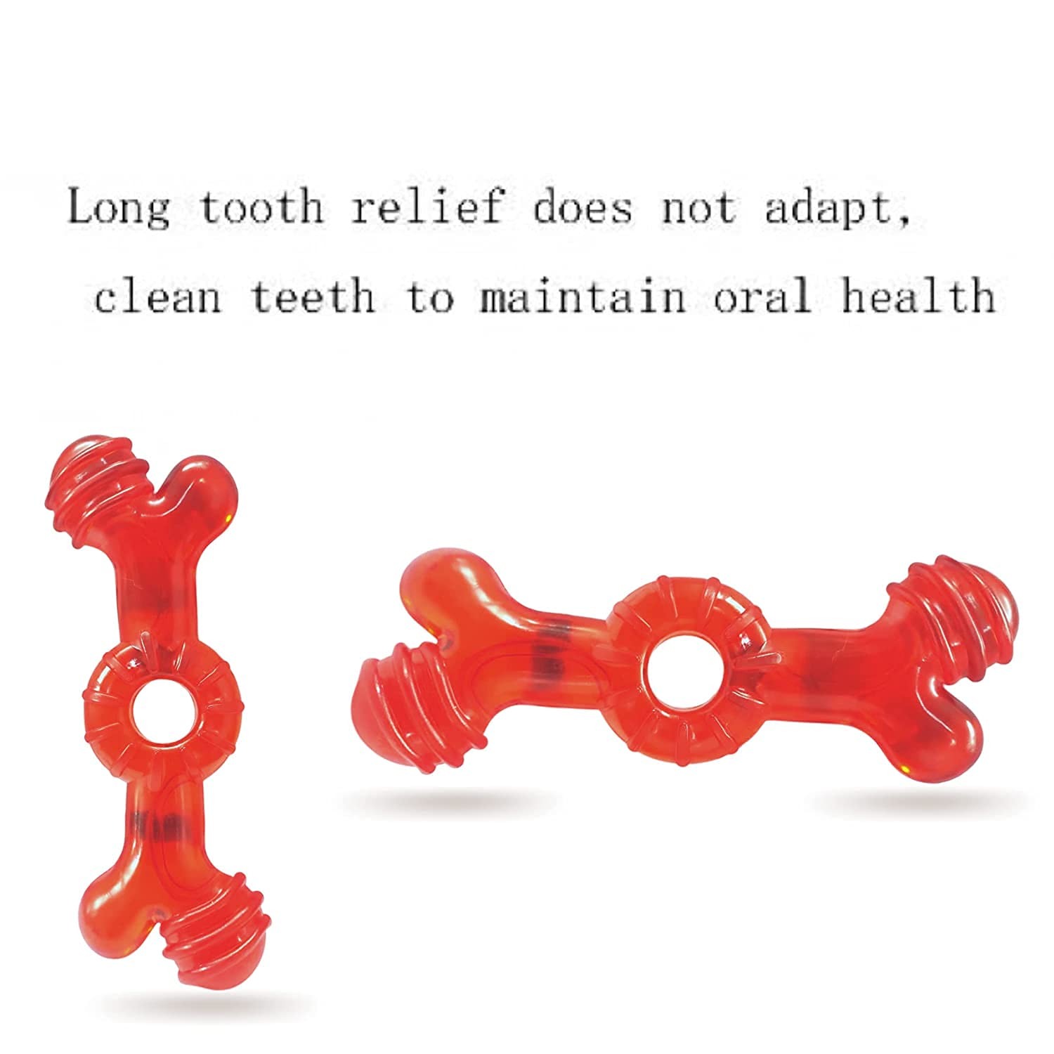 Durable Rubber Ring Bone Chew Toy