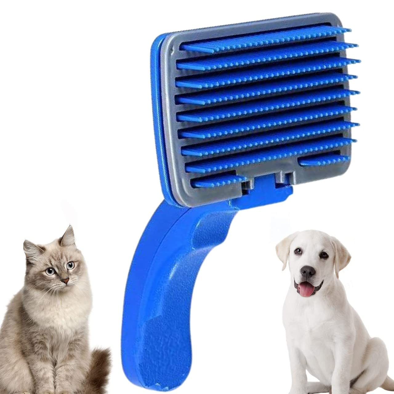 Plastic Slicker Brush for Long or Short Haired Dogs