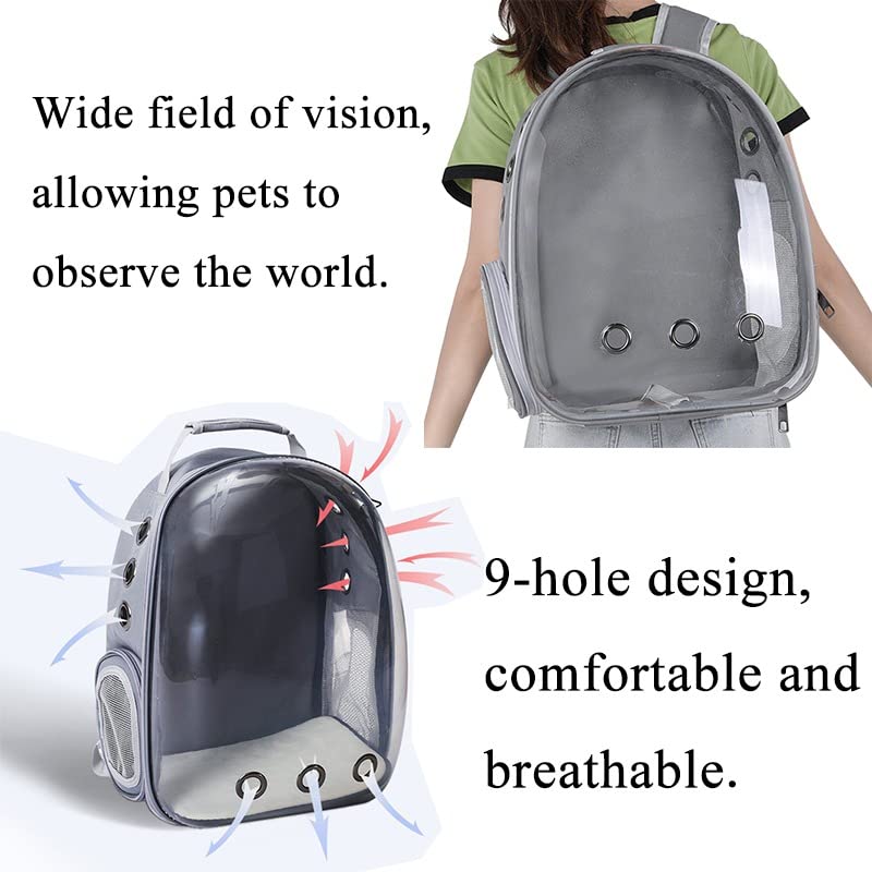 Transparent Capsule Breathable Backpack for Puppies & Cats