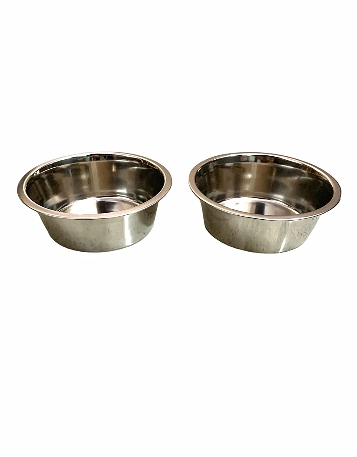 Wooden Stand with 2 Stainless Steel Bowl