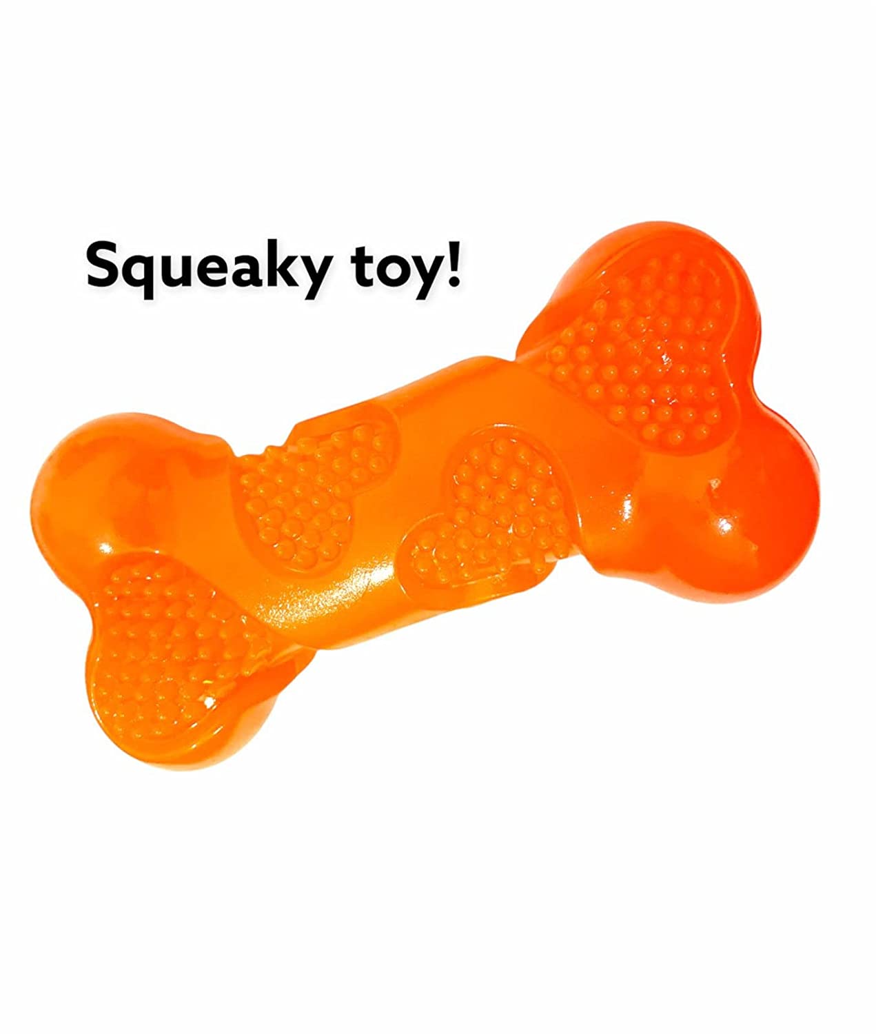 Dental Chew Bone Squeaky Toy