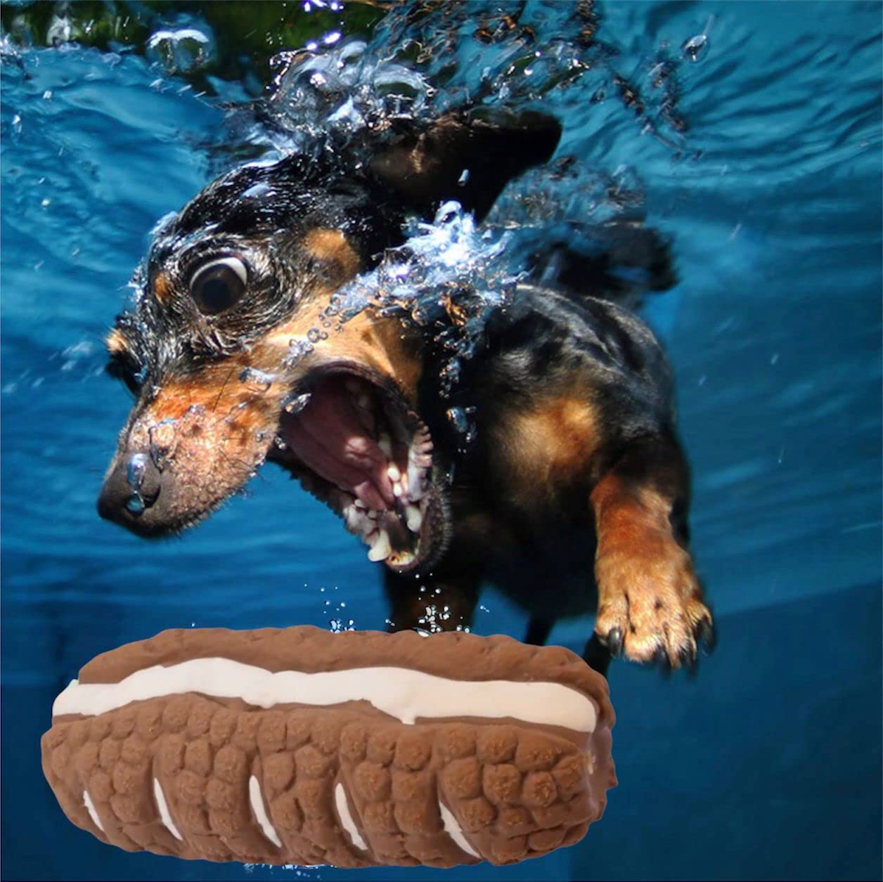 Milk Bread Shaped Chew Toy