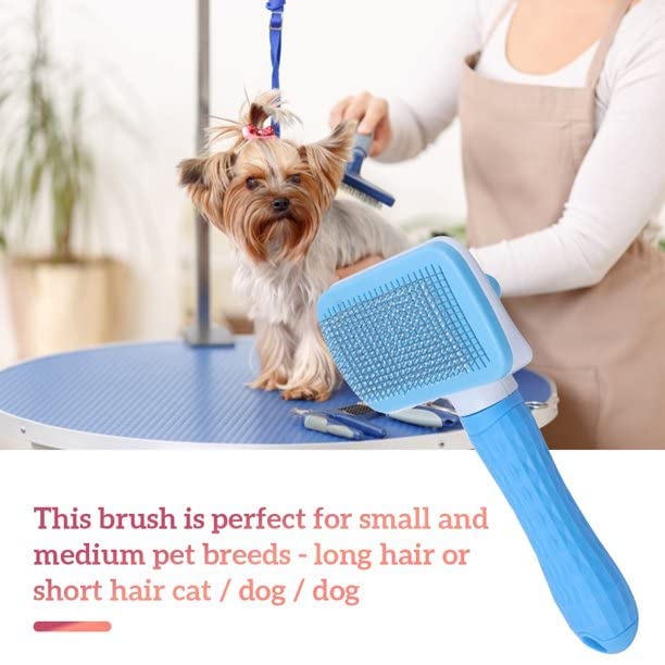 Pet Grooming & Cleaning Slicker Brush (Multicolour)