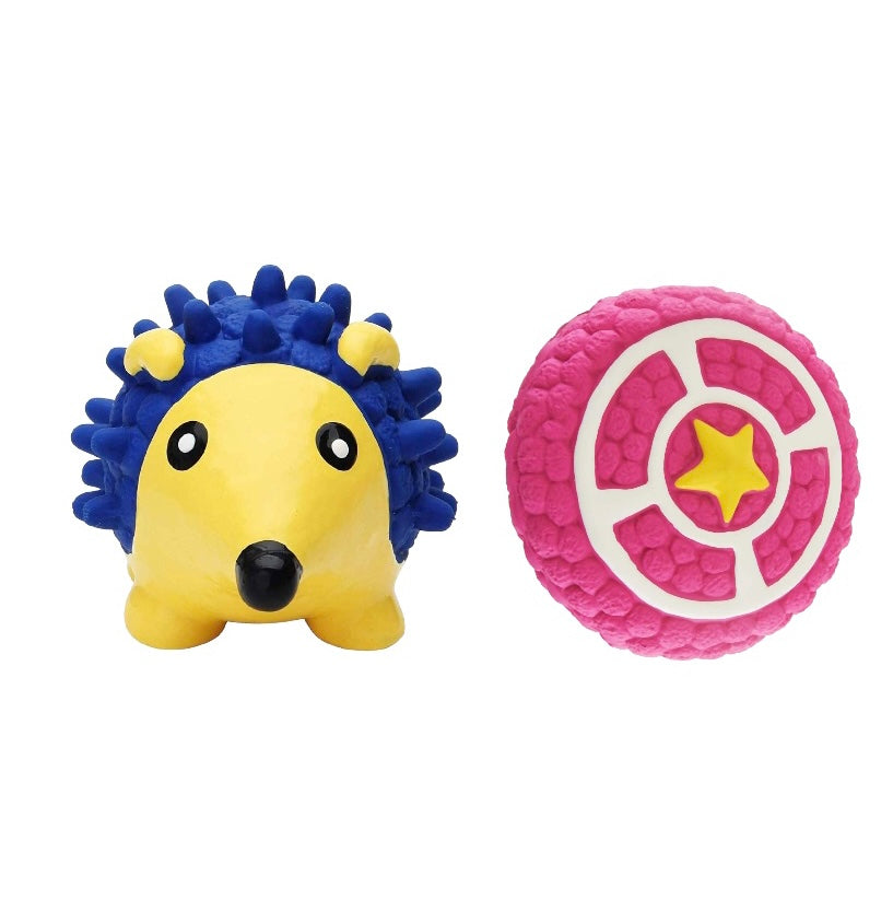 Squeaky Latex Cotton Blend Toys Combo