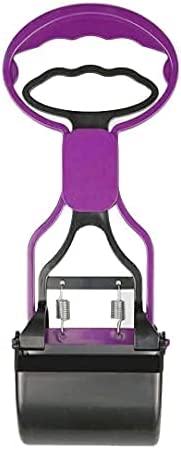 Dog Pooper Scooper Portable Pet Scoop Waste Pick Up Clean-Up Foldable Expandable Sanitary Cleaner With Bag Dispenser For Dogs Pets 90PCS Waste Bags Included